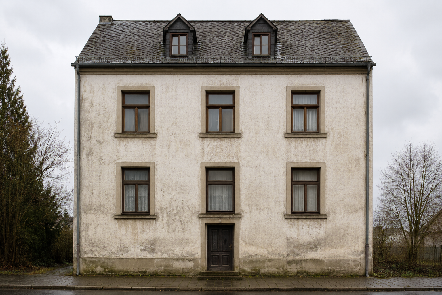 Vastgoed vóór de voorbereiding